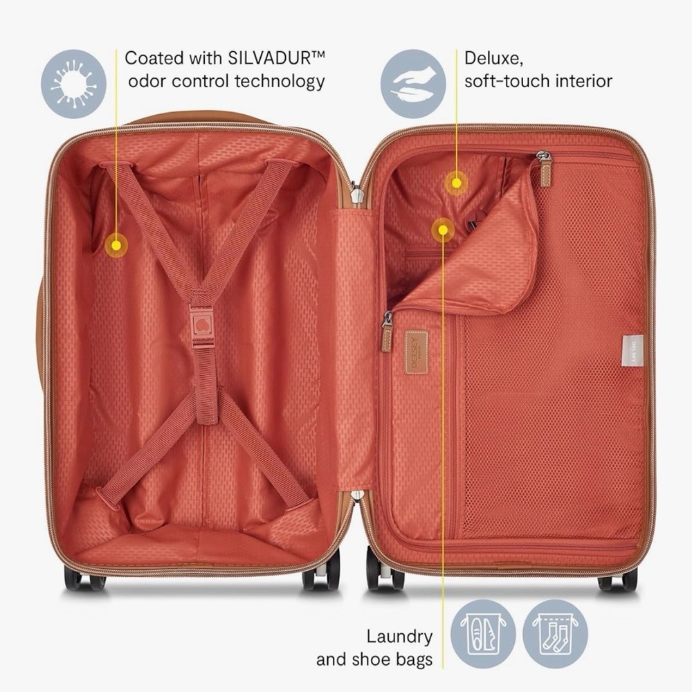 New Delsey Paris Carry On Luggage - Picture 3 of 12
